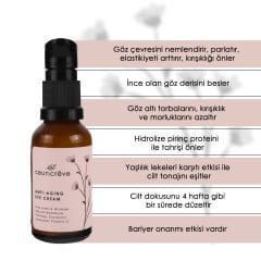 Yaşlanma Karşıtı ve Nemlendirici Göz Çevresi Kremi (Anti-Aging Eye Cream)